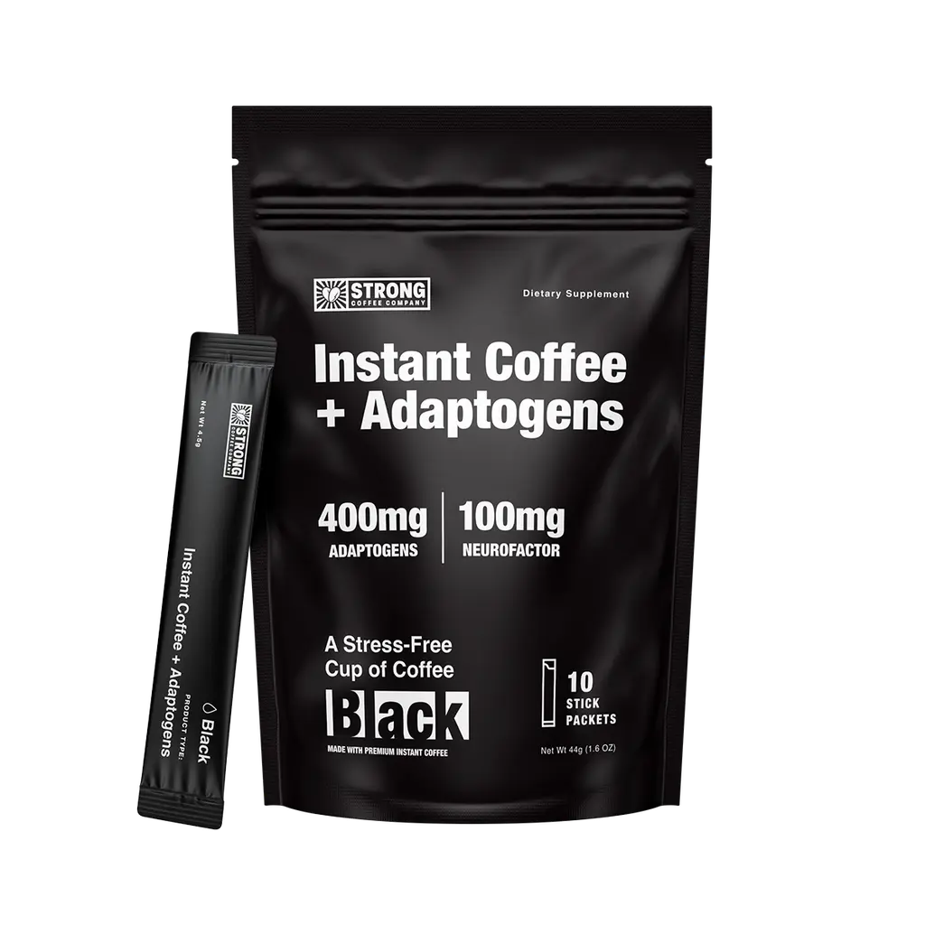 Coffee with Adaptogens Travel Packs - 10 Servings | STRONG