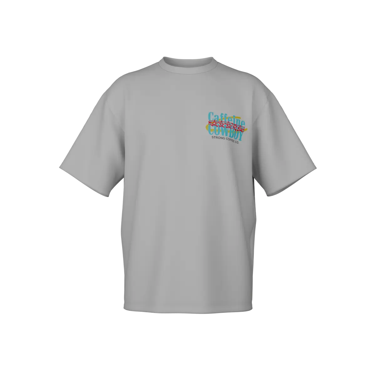 Caffeine Cowboy - White Shirt - Image 3