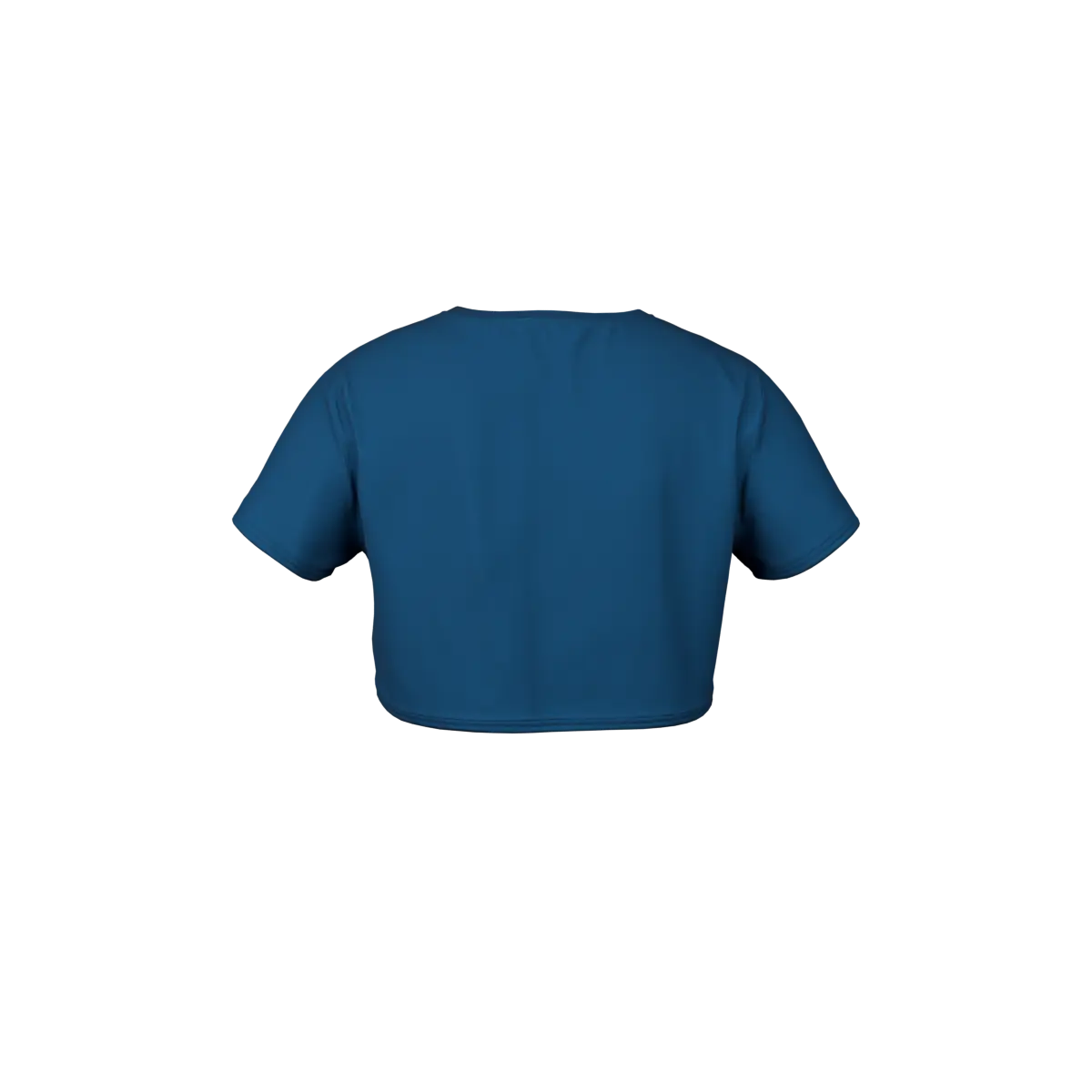 Caffeine Cowgirl - Blue Croptop - Image 3