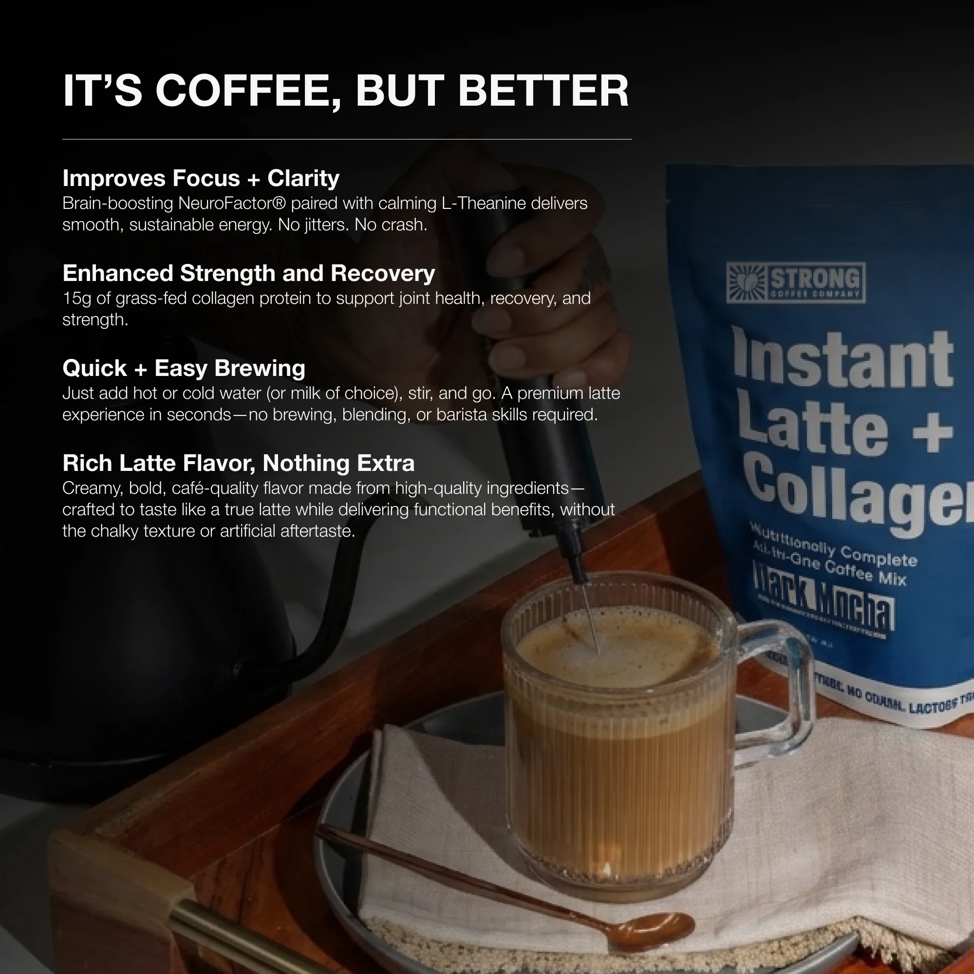Collagen Latte Dark Mocha - Image 2