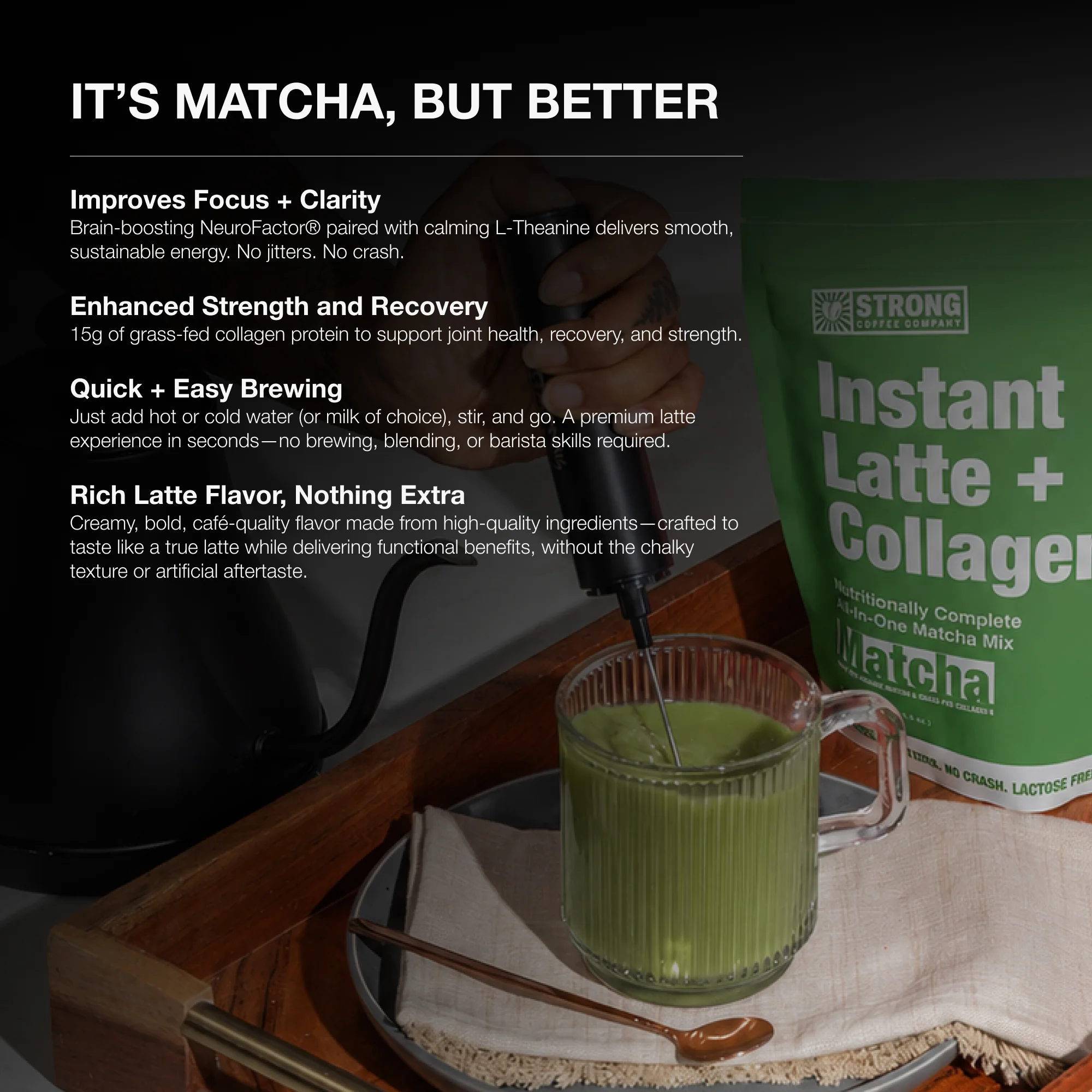 Matcha Collagen Latte - Image 2