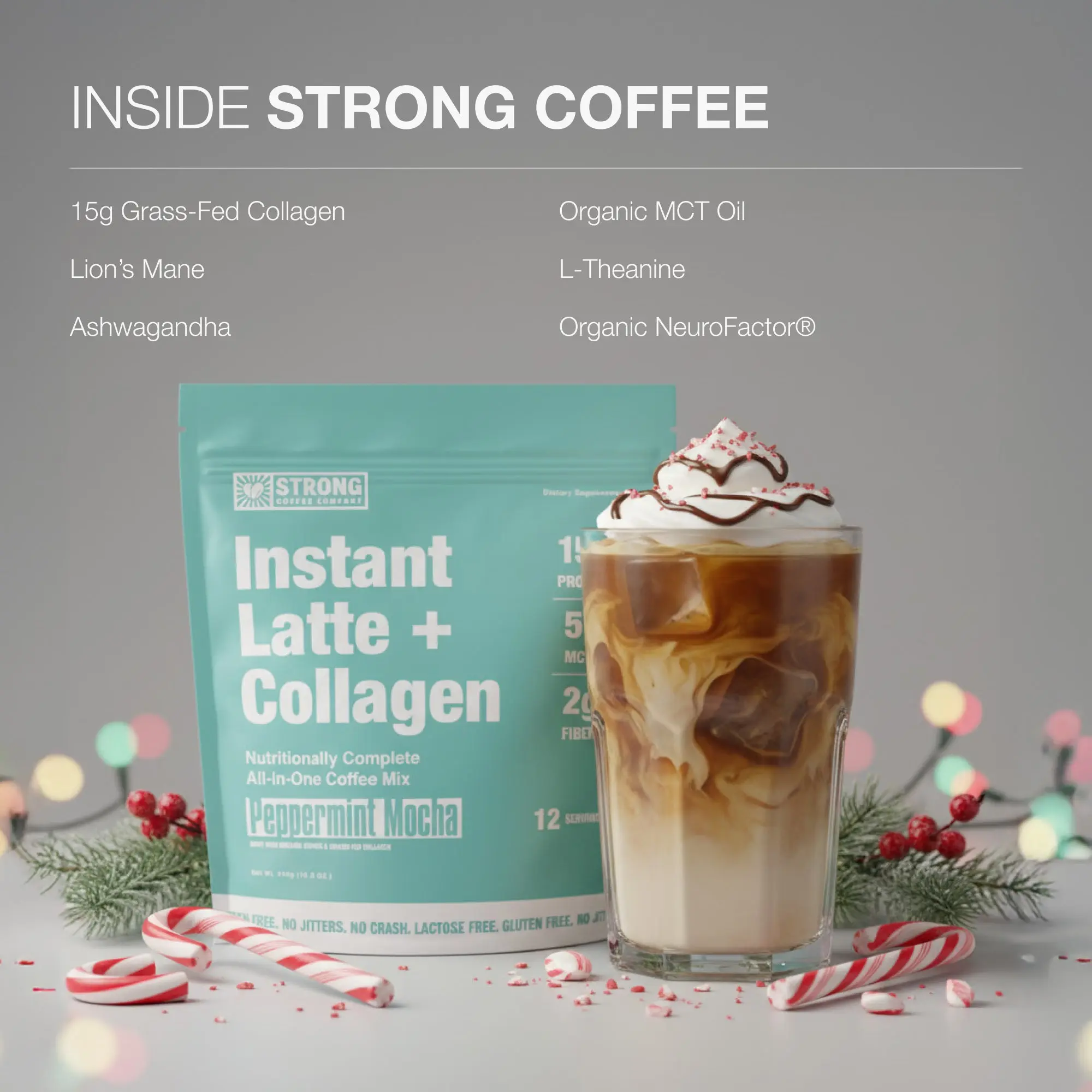 Collagen Latte Peppermint Mocha - Image 3