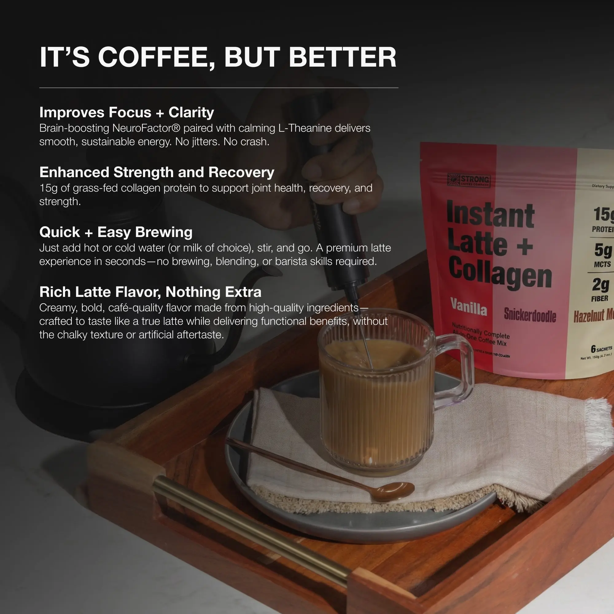 Instant Latte + Collagen Sample Pack - Image 2