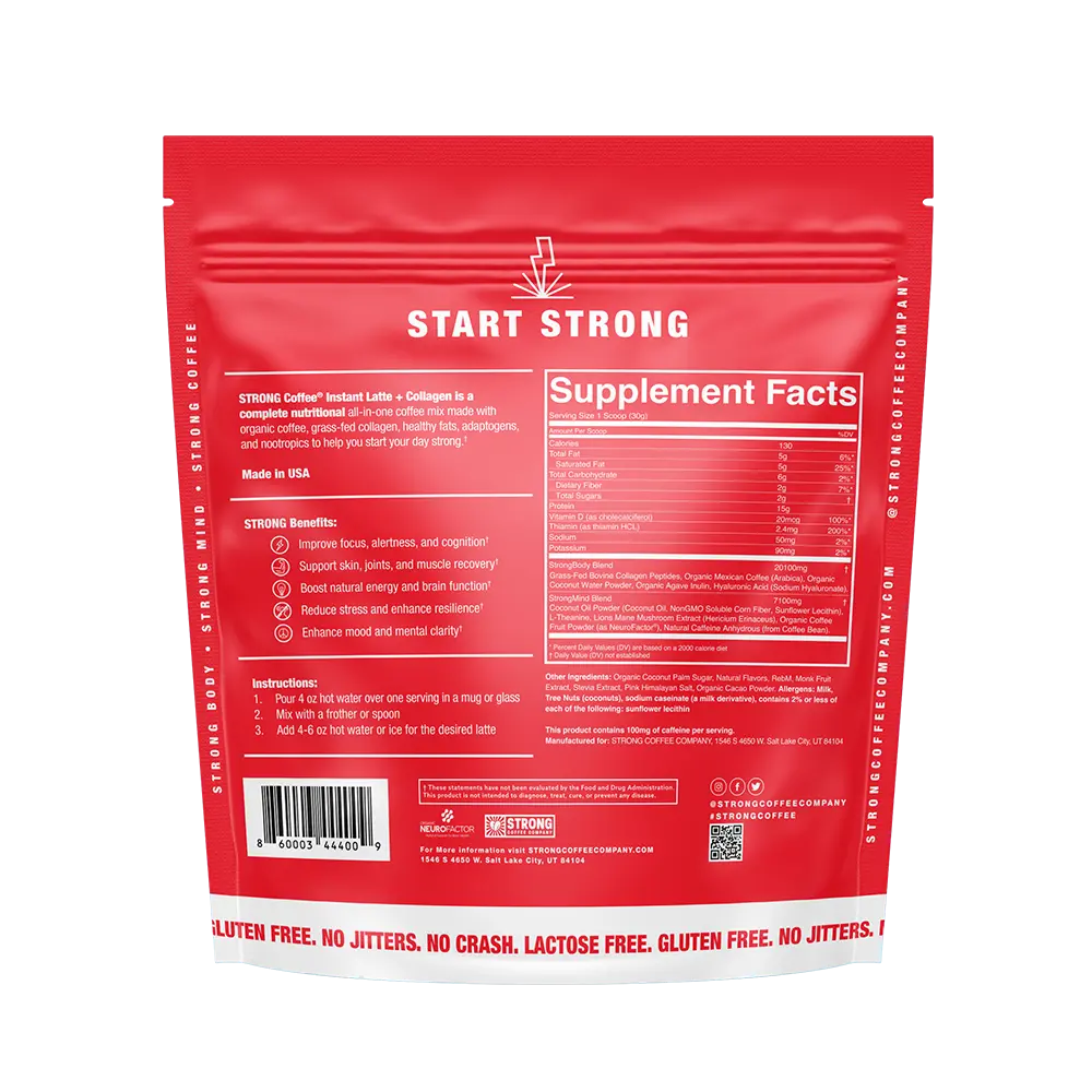 Collagen Latte Legacy Bundle - Lattes & Black | STRONG Coffee - Image 3