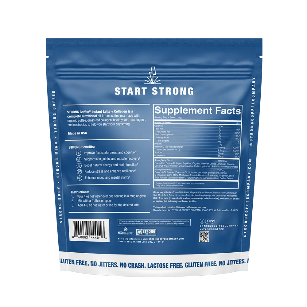 Collagen Latte Legacy Bundle - Lattes & Black | STRONG Coffee - Image 6