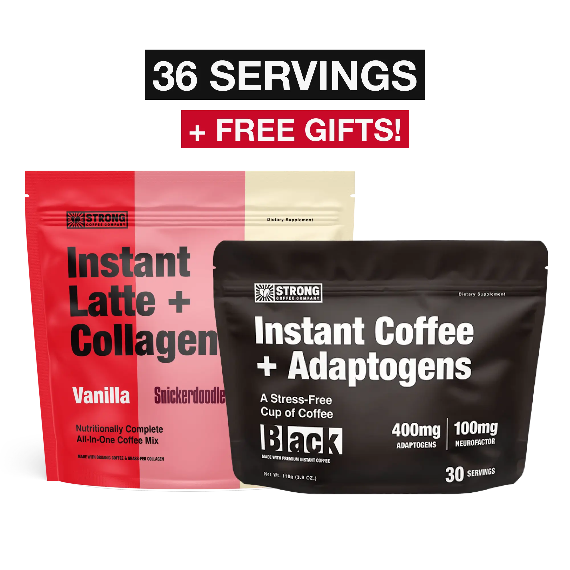 STRONG Coffee with Adaptogens Starter Kit
