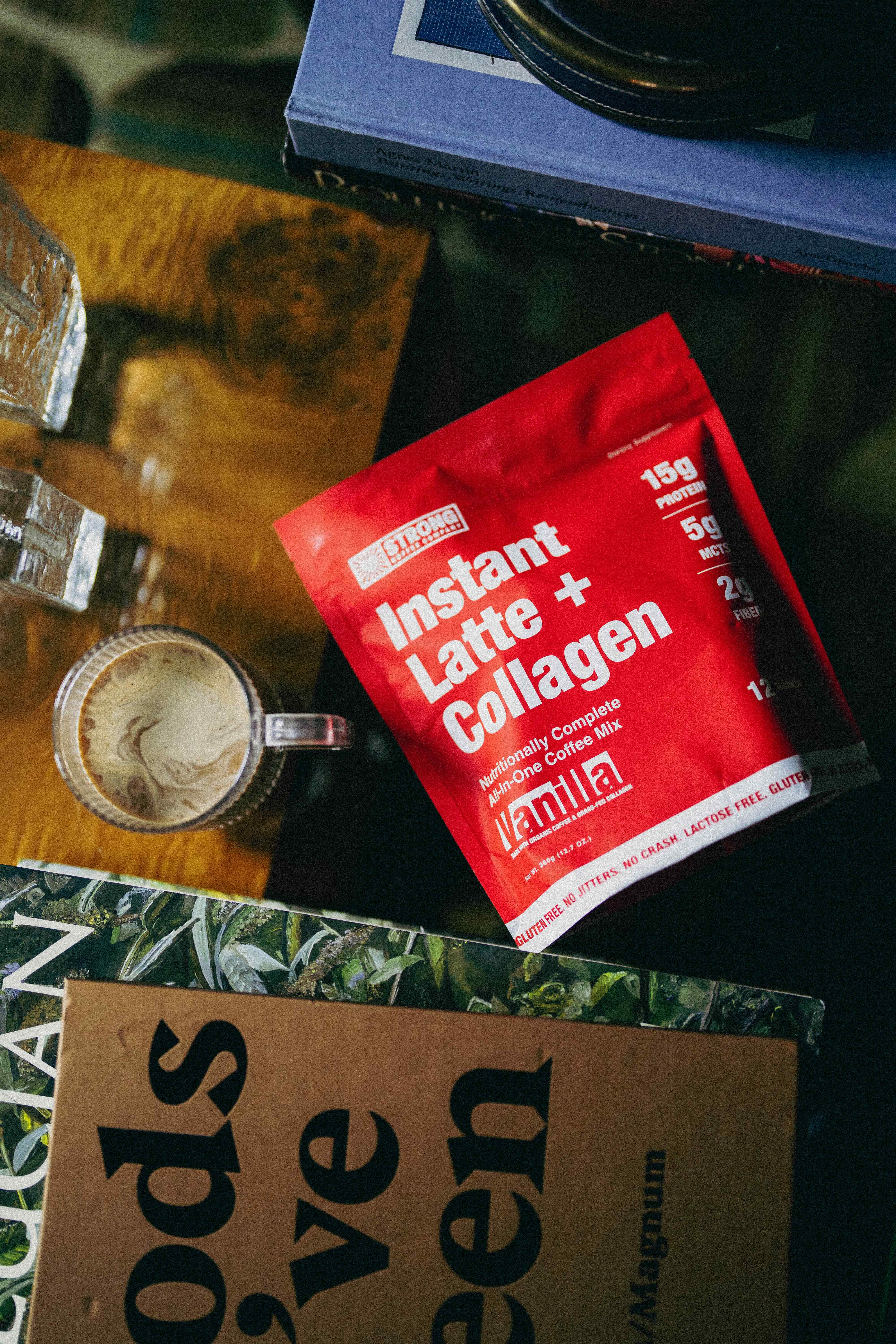 Collagen Latte Starter Kit - Vanilla & Hazelnut Mocha | STRONG Coffee - Image 7
